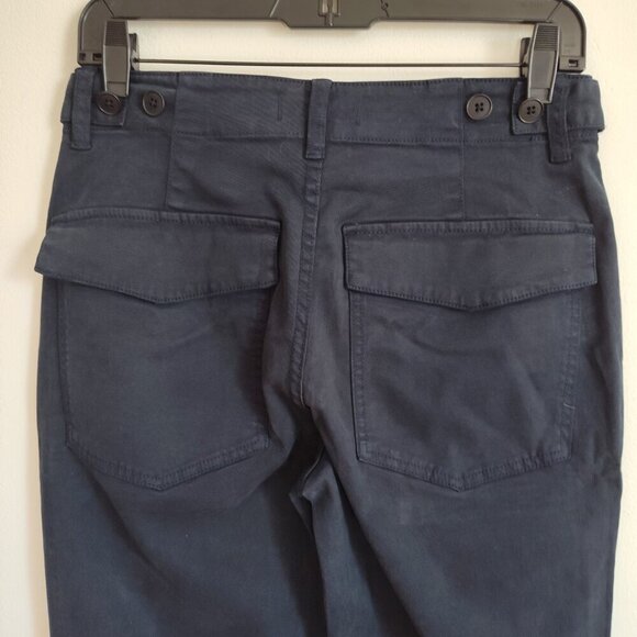 Ladies SZ 26 Madewell Deep Indigo Utility Pant - Picture 5 of 8